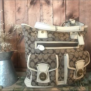 Coach (Ltd Ed) Gigi Signature Large Tote